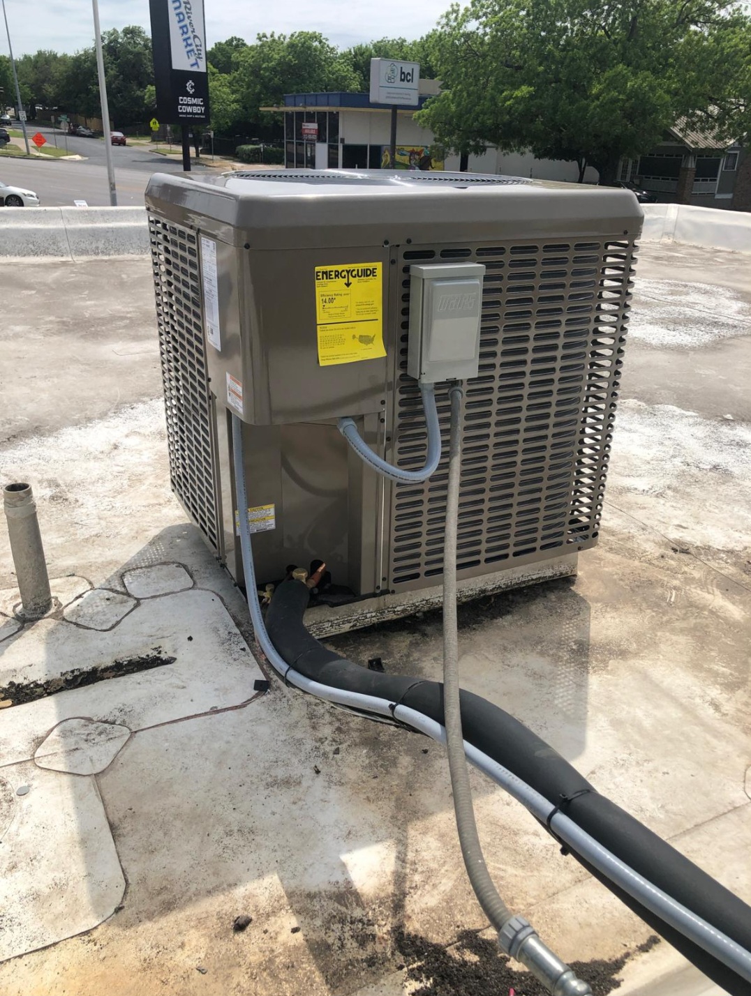 Rooftop AC unit