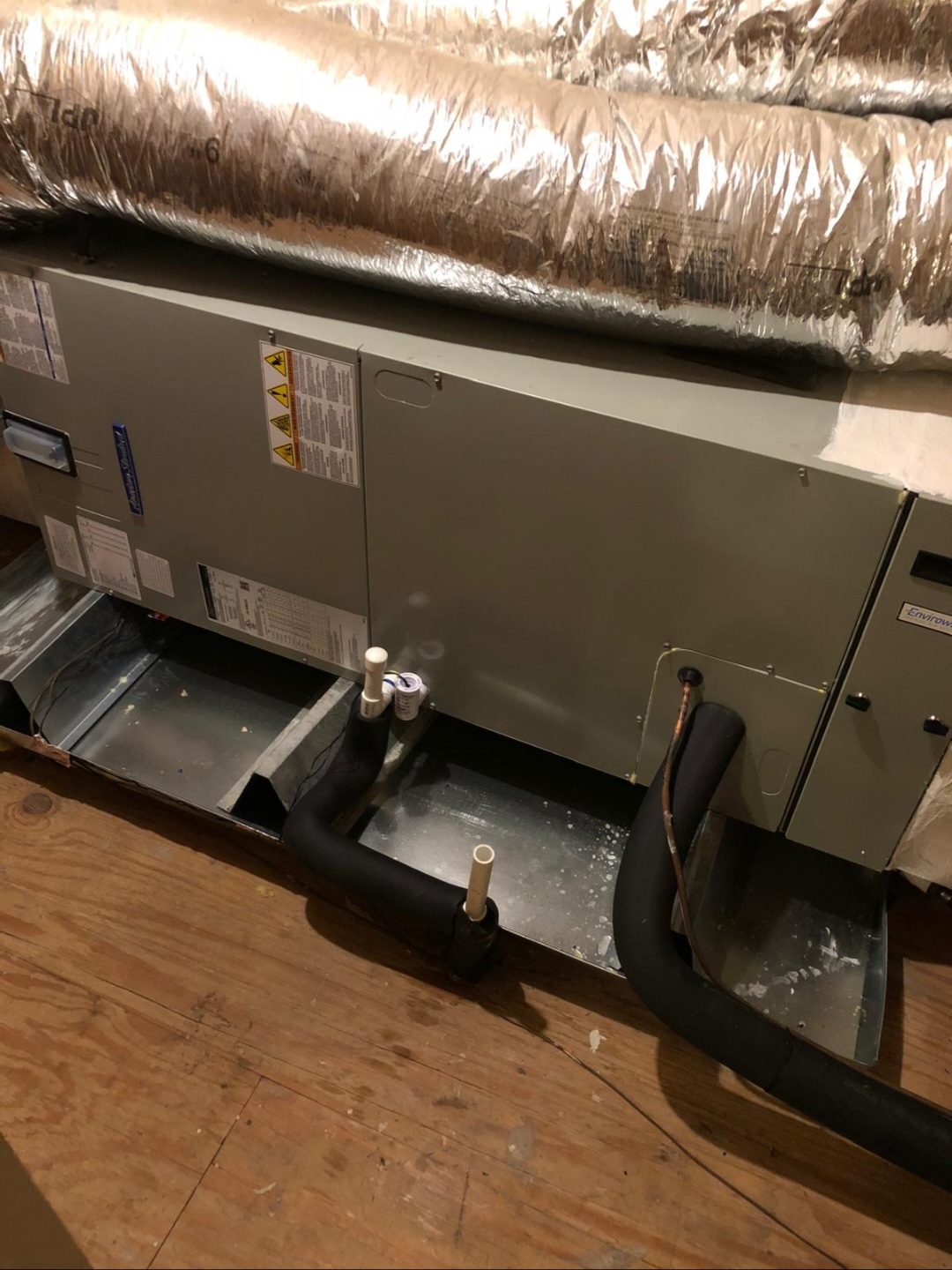 Air handler install