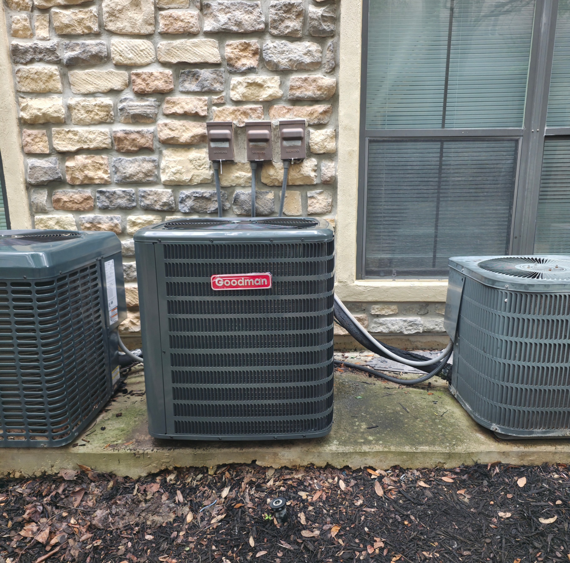 Goodman condenser install